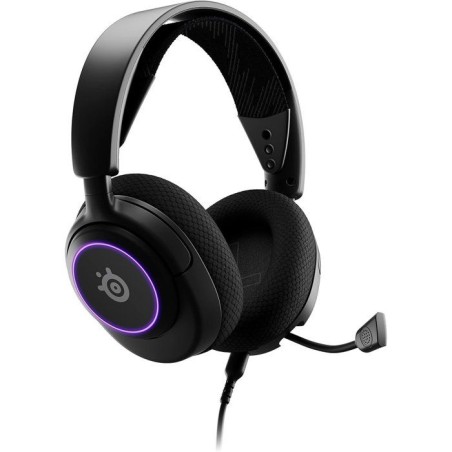 Casque-micro gaming premium filaire - STEELSERIES - Arctis Nova 3 - RGB - Multiplateforme - Noir