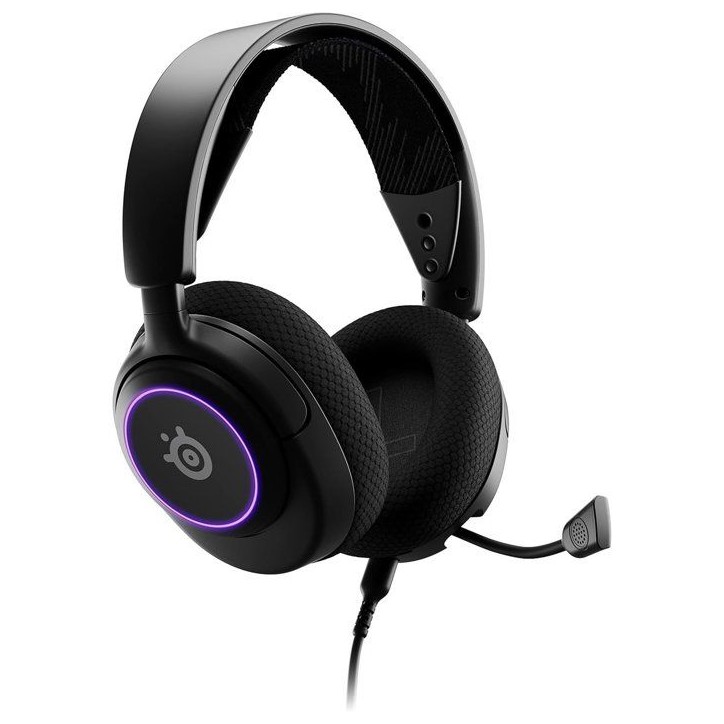 Casque-micro gaming premium filaire - STEELSERIES - Arctis Nova 3 - RGB - Multiplateforme - Noir Casque-micro gaming premium filaire - STEELSERIES - Arctis Nova 3 - RGB - Multiplateforme - Noir