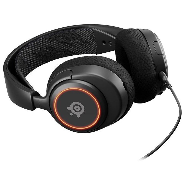 Casque-micro gaming premium filaire - STEELSERIES - Arctis Nova 3 - RGB - Multiplateforme - Noir Casque-micro gaming premium filaire - STEELSERIES - Arctis Nova 3 - RGB - Multiplateforme - Noir