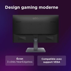 Ecran PC Gamer LENOVO LOQ 24-10 - 23,8 - FHD - 200Hz - Dalle IPS - 0,5