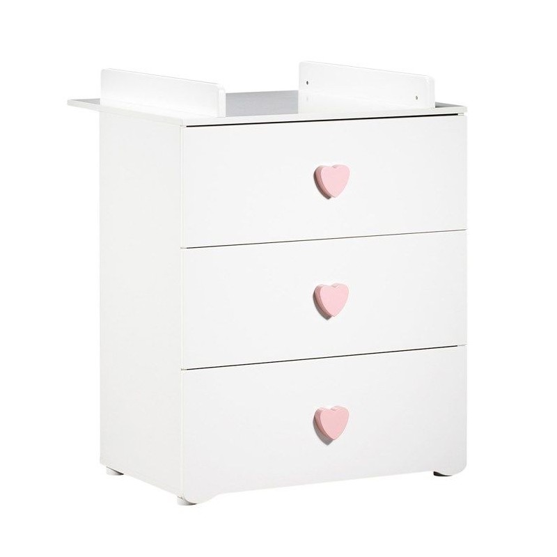 Commode a langer - Babyprice - Basic - 3 tiroirs - En bois - Boutons c Commode a langer - Babyprice - Basic - 3 tiroirs - En bois - Boutons c