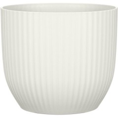 Pot de fleurs rond - DEROMA - 231 - 7 L - Ø 24 cm - Blanc