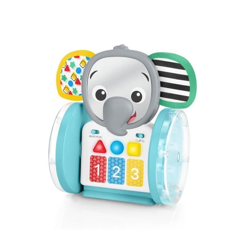 BABY EINSTEIN EARL l'éléphant Jouet d'éveil a roulettes interactif BABY EINSTEIN EARL l'éléphant Jouet d'éveil a roulettes interactif