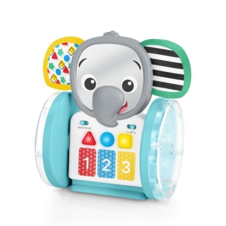 BABY EINSTEIN EARL l'éléphant Jouet d'éveil a roulettes interactif