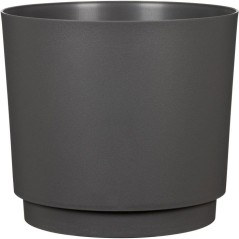 Cache-pot rond - GARDEN ID - Plano - Ø 25 - 7 L - H 22 cm - Anthracit