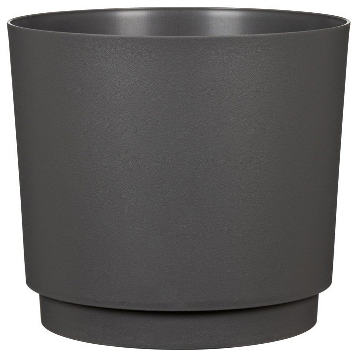 Cache-pot rond - GARDEN ID - Plano - Ø 25 - 7 L - H 22 cm - Anthracite Cache-pot rond - GARDEN ID - Plano - Ø 25 - 7 L - H 22 cm - Anthracite