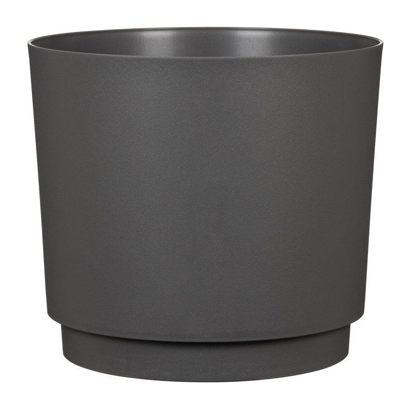 Pot de fleurs rond - DEROMA - 236 - 13 L - Ø 29 cm - Noir