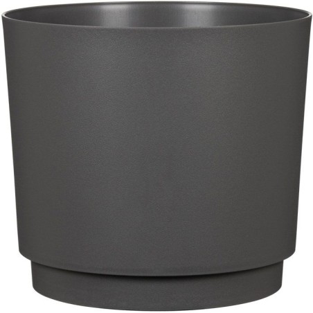 Pot de fleurs rond - DEROMA - 236 - 13 L - Ø 29 cm - Noir