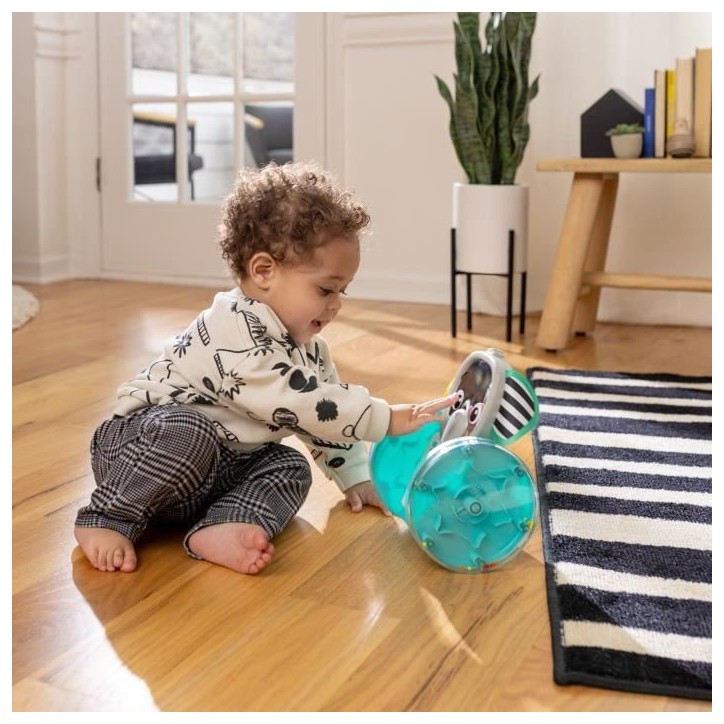 BABY EINSTEIN EARL l'éléphant Jouet d'éveil a roulettes interactif multilingue, Cadeau Noel bébé, développement de la motr BABY EINSTEIN EARL l'éléphant Jouet d'éveil a roulettes interactif multilingue, Cadeau Noel bébé, développement de la motr