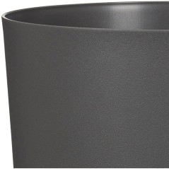 Pot de fleurs rond - DEROMA - 236 - 13 L - Ø 29 cm - Noir