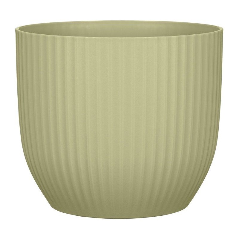 Pot de fleurs rond - DEROMA - 231 - 7 L - Ø 24 cm - Vert