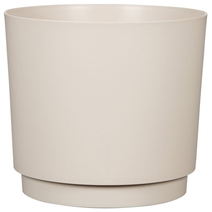 Cache-pot rond - GARDEN ID - Plano - Ø 25 - 7 L - H 22 cm - Blanc chaud Cache-pot rond - GARDEN ID - Plano - Ø 25 - 7 L - H 22 cm - Blanc chaud