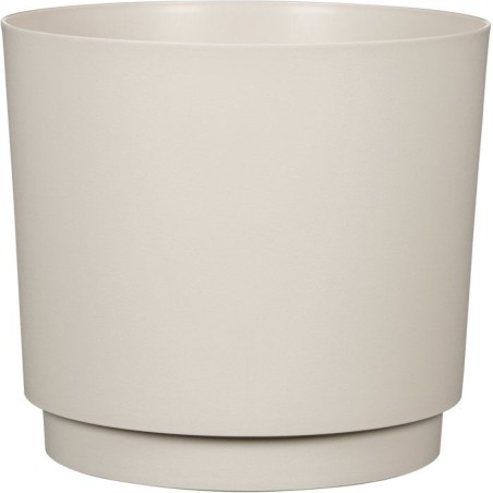 Pot de fleurs rond - DEROMA - 236 - 13 L - Ø 29 cm - Beige