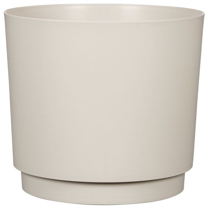 Pot de fleurs rond - DEROMA - 236 - 13 L - Ø 29 cm - Beige
