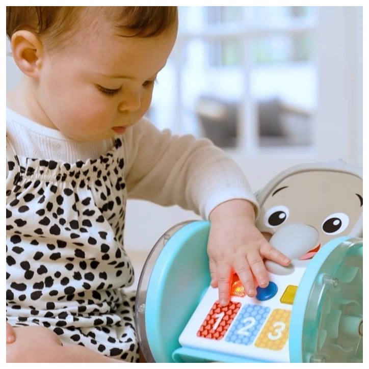 BABY EINSTEIN EARL l'éléphant Jouet d'éveil a roulettes interactif multilingue, Cadeau Noel bébé, développement de la motr BABY EINSTEIN EARL l'éléphant Jouet d'éveil a roulettes interactif multilingue, Cadeau Noel bébé, développement de la motr