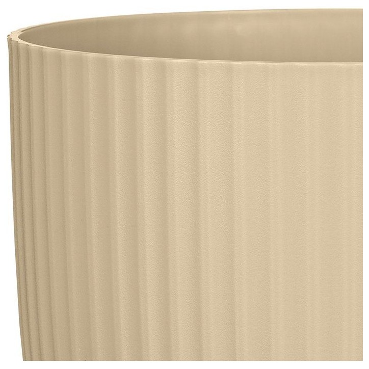 Pot de fleurs rond - DEROMA - 231 - 7 L - Ø 24 cm - Marron