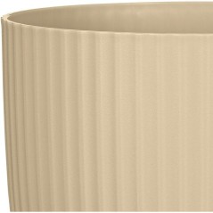 Pot de fleurs rond - DEROMA - 231 - 10 L - Ø 27 cm - Marron