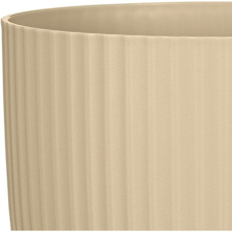 Pot de fleurs rond - DEROMA - 231 - 10 L - Ø 27 cm - Marron