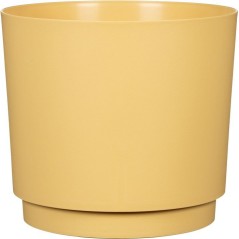 Cache-pot rond - GARDEN ID - Plano - Ø 25 - 7 L - H 22 cm - Jaune