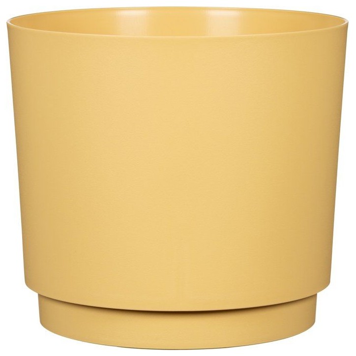 Cache-pot rond - GARDEN ID - Plano - Ø 25 - 7 L - H 22 cm - Jaune Cache-pot rond - GARDEN ID - Plano - Ø 25 - 7 L - H 22 cm - Jaune