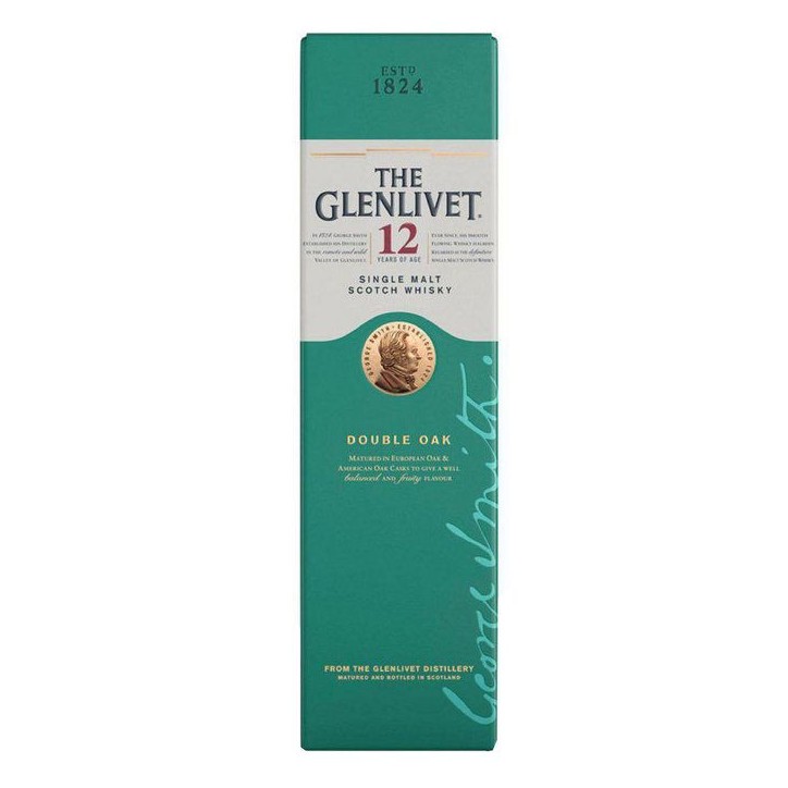 The Glenlivet - 12 ans - Whisky Ecossais Single Malt - 40,0 % Vol. - 70cl