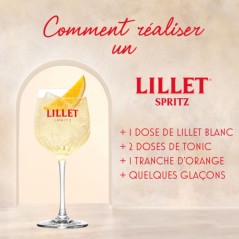 Lillet - Apéritif a base de vin blanc - 17,0 % Vol. - 75cl