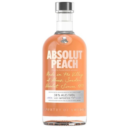 Absolut - Peche - Vodka aromatisée - 38,0 % Vol. - 70cl