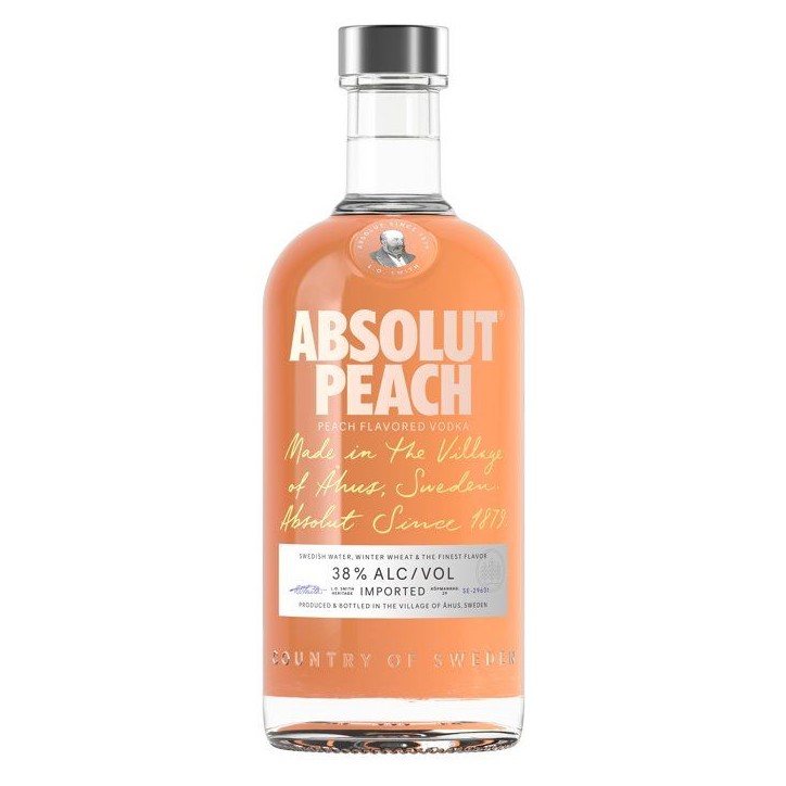 Absolut - Peche - Vodka aromatisée - 38,0 % Vol. - 70cl