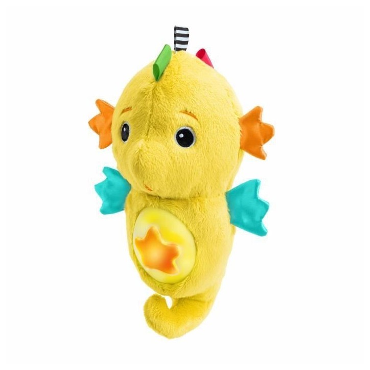 BABY EINSTEIN Veilleuse bébé, Doudou hippocampejaune, réponds au pleurs de bébé, musicale, lumineuse, bruits blanc, attache BABY EINSTEIN Veilleuse bébé, Doudou hippocampejaune, réponds au pleurs de bébé, musicale, lumineuse, bruits blanc, attache