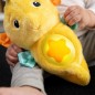 BABY EINSTEIN Veilleuse bébé, Doudou hippocampejaune, réponds au pleurs de bébé, musicale, lumineuse, bruits blanc, attache