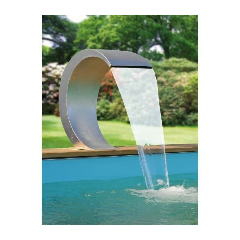 Cascade inox UBBINK Mamba Led pour tous types de piscine - Eclairage 2
