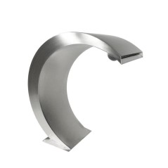 Cascade inox UBBINK Mamba Led pour tous types de piscine - Eclairage 20 LED bleu intégré