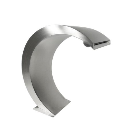 Cascade inox UBBINK Mamba Led pour tous types de piscine - Eclairage 20 LED bleu intégré