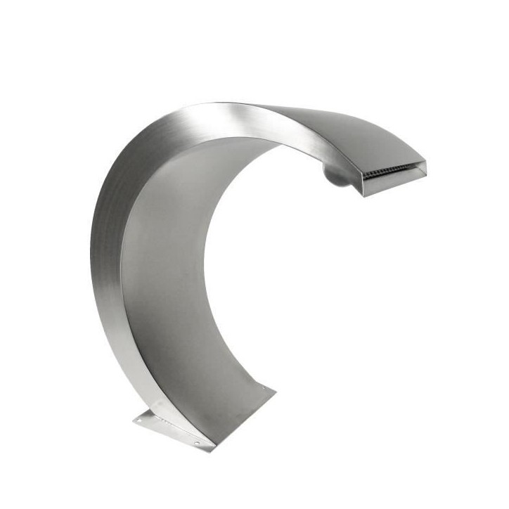 Cascade inox UBBINK Mamba Led pour tous types de piscine - Eclairage 20 LED bleu intégré