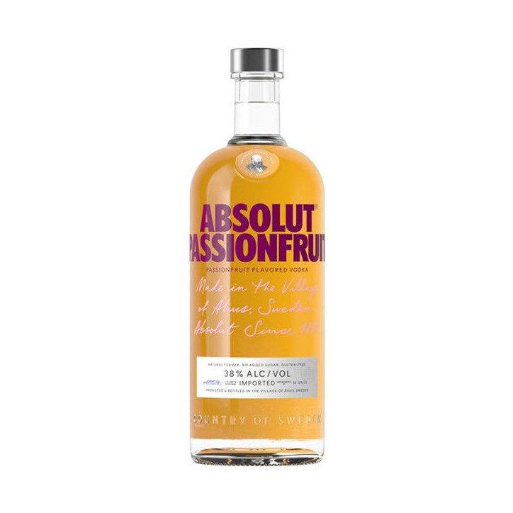 Absolut - Passionfruit - Vodka aromatisée - 38,0 % Vol. - 70cl