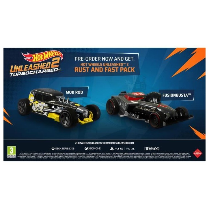 Hot Wheels Unleashed 2 Turbocharged - Jeu PS5 Hot Wheels Unleashed 2 Turbocharged - Jeu PS5