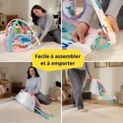 BABY EINSTEIN Tapis de sol éveil bébé fille évolutif 4-en-1 -Kicki
