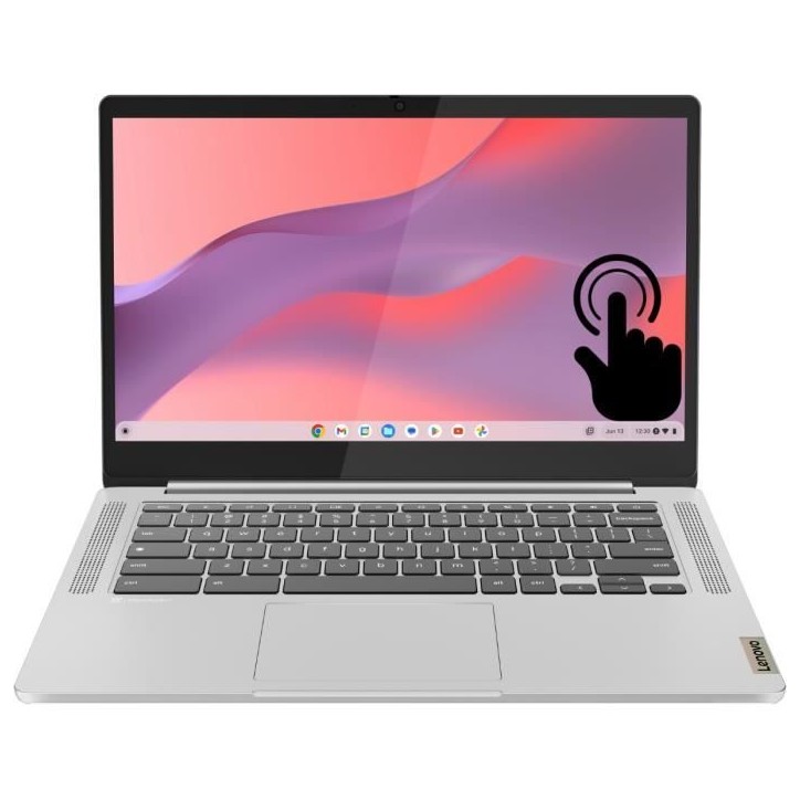 PC Portable Chromebook LENOVO IdeaPad Slim 3 14M868 | Chrome OS - 14'' FHD Tactile - MT8186 - RAM 8Go - Stockage 128Go - AZERTY PC Portable Chromebook LENOVO IdeaPad Slim 3 14M868 | Chrome OS - 14'' FHD Tactile - MT8186 - RAM 8Go - Stockage 128Go - AZERTY