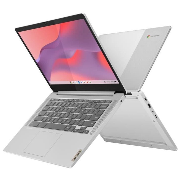 PC Portable Chromebook LENOVO IdeaPad Slim 3 14M868 | Chrome OS - 14'' FHD Tactile - MT8186 - RAM 8Go - Stockage 128Go - AZERTY PC Portable Chromebook LENOVO IdeaPad Slim 3 14M868 | Chrome OS - 14'' FHD Tactile - MT8186 - RAM 8Go - Stockage 128Go - AZERTY