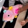 BABY EINSTEIN Veilleuse bébé, Doudou hippocampe rose, réponds au pl