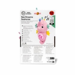 BABY EINSTEIN Veilleuse bébé, Doudou hippocampe rose, réponds au pl