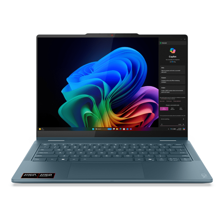PC Portable LENOVO Yoga 7 2-in-1 14AKP10 | Windows 11 - 14'' OLED Tactile - Ryzen 7 AI 350 - Copilot+ - 16 Go - 512 Go - AZERTY PC Portable LENOVO Yoga 7 2-in-1 14AKP10 | Windows 11 - 14'' OLED Tactile - Ryzen 7 AI 350 - Copilot+ - 16 Go - 512 Go - AZERTY