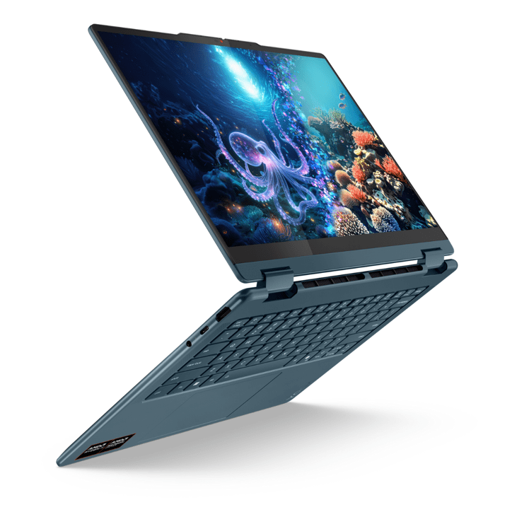 PC Portable LENOVO Yoga 7 2-in-1 14AKP10 | Windows 11 - 14'' OLED Tactile - Ryzen 7 AI 350 - Copilot+ - 16 Go - 512 Go - AZERTY PC Portable LENOVO Yoga 7 2-in-1 14AKP10 | Windows 11 - 14'' OLED Tactile - Ryzen 7 AI 350 - Copilot+ - 16 Go - 512 Go - AZERTY