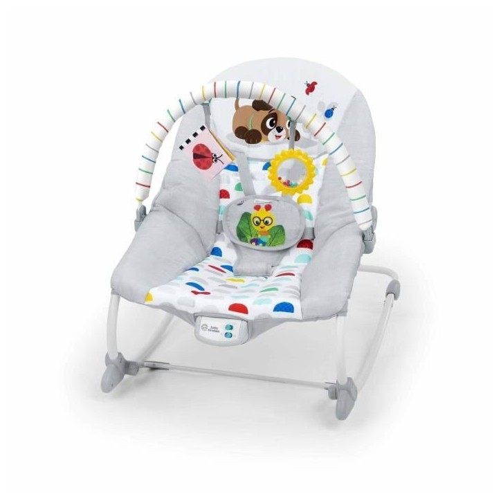 BABY EINSTEIN DEAN Transat bébé balancelle électrique évolutif 3-en-1, Melodies et vibrations, 3 Positions, arche amovible 0 BABY EINSTEIN DEAN Transat bébé balancelle électrique évolutif 3-en-1, Melodies et vibrations, 3 Positions, arche amovible 0
