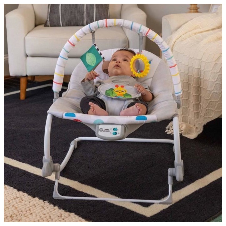 BABY EINSTEIN DEAN Transat bébé balancelle électrique évolutif 3-en-1, Melodies et vibrations, 3 Positions, arche amovible 0 BABY EINSTEIN DEAN Transat bébé balancelle électrique évolutif 3-en-1, Melodies et vibrations, 3 Positions, arche amovible 0