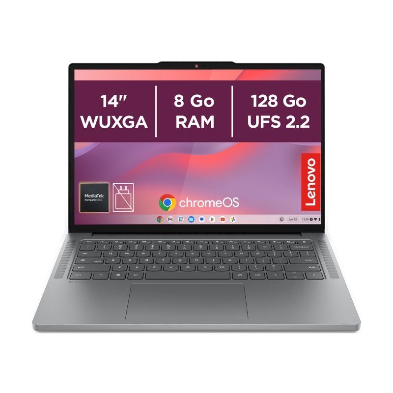 PC Portable Chromebook LENOVO 14M8911 | Chrome OS - 14 WUXGA - MTK 540