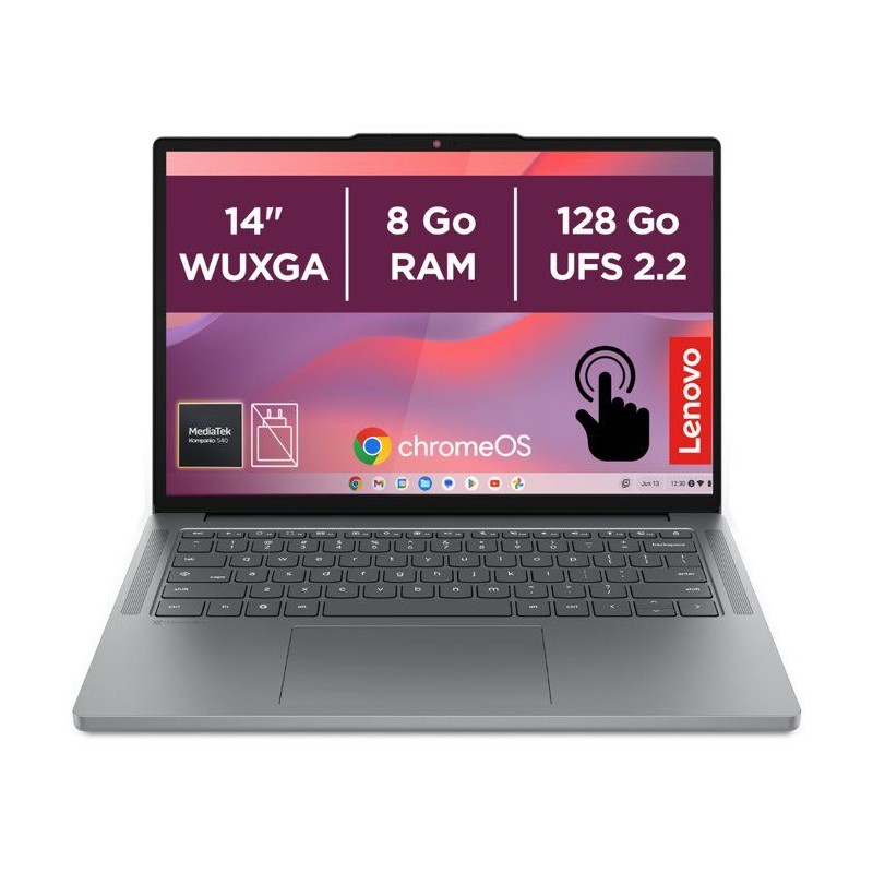 PC Portable Chromebook LENOVO 14M8911 | Chrome OS - 14 WUXGA Tactile -