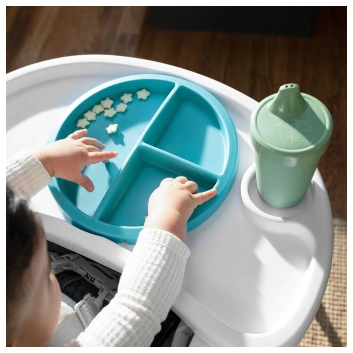 BABY EINSTEIN NEPTUNE Chaise haute bébé de 6 mois a 3 ans inclus: tapis d'eau, assiette sécurisé, tablette et poche de range BABY EINSTEIN NEPTUNE Chaise haute bébé de 6 mois a 3 ans inclus: tapis d'eau, assiette sécurisé, tablette et poche de range