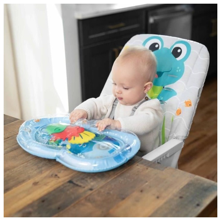 BABY EINSTEIN NEPTUNE Chaise haute bébé de 6 mois a 3 ans inclus: tapis d'eau, assiette sécurisé, tablette et poche de range BABY EINSTEIN NEPTUNE Chaise haute bébé de 6 mois a 3 ans inclus: tapis d'eau, assiette sécurisé, tablette et poche de range