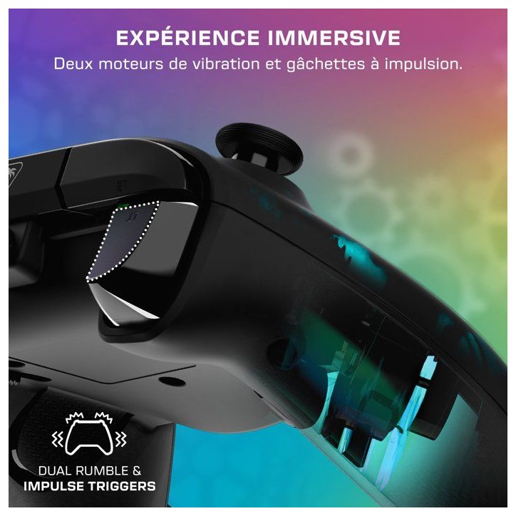 Manette de jeu - Xbox & PC - Afterglow Ignite - RGB Filaire - Time Machine - Turtle Beach